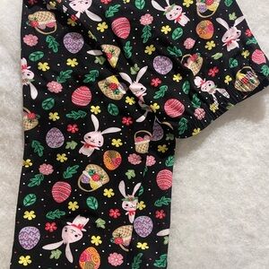 Easter Bunny Capri Leggings!  Super cute and soft with elastic waistband.